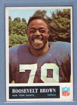 1965 Philadelphia #115 Roosevelt Brown (HOF) EX   GO62