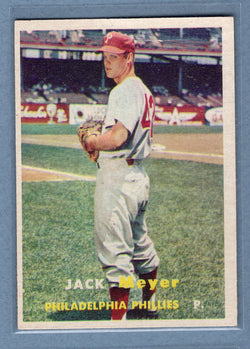 1957 Topps #162 Jack Meyer  VG   GO260