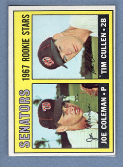1967 Topps #167 Senators Rookies EX  GO360