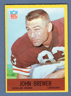 1967 Philadelphia #38 John Brewer EX-MT  GO153