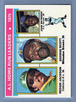 1976 Topps #194 Al Home Run Leaders  (e) EX-MT  GO450