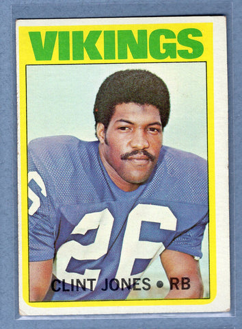1972 Topps #166 Clint Jones EX  GO210