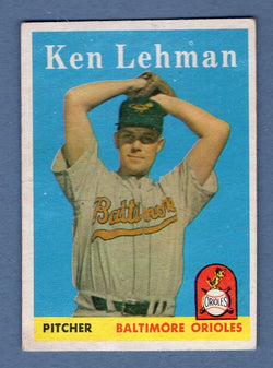 1958 Topps #141 Ken Lehman EX  GO495