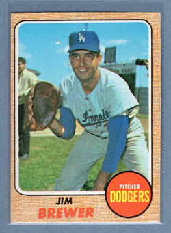 1968 Topps #298 Jim Brewer (a)EX-MT  GO507