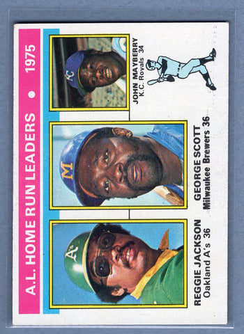1976 Topps #194 Al Home Run Leaders  (f) EX  GO450