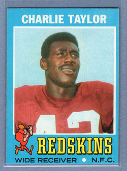 1971 Topps #26 Charley Taylor (HOF) Uncorrected Error EX-MT  GO244