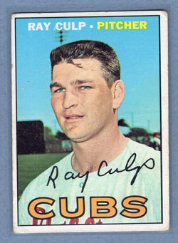 1967 Topps #168 Ray Culp VG  GO360