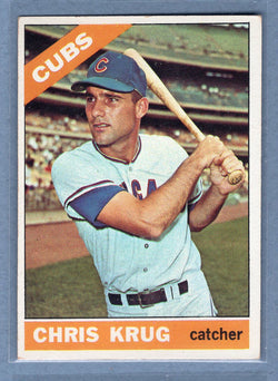 1966 Topps #166 Chris Krug VG-EX  GO300