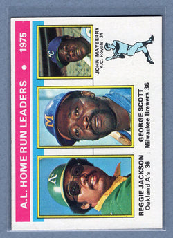1976 Topps #194 Al Home Run Leaders  (g) EX-MT  GO450