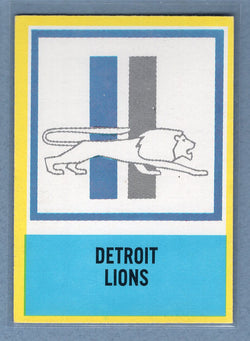 1967 Philadelphia #72 Detroit Lions EX-MT   GO118