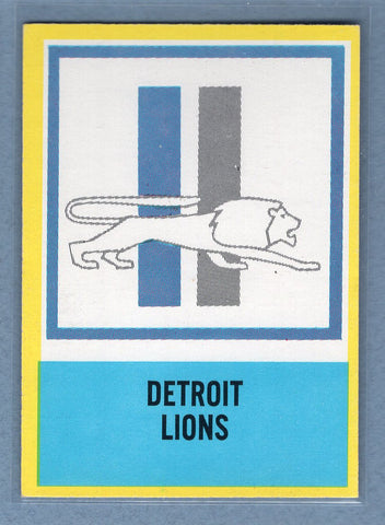 1967 Philadelphia #72 Detroit Lions EX-MT   GO118