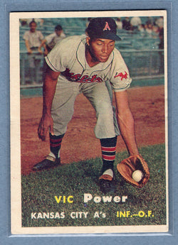 1957 Topps #167 Vic Power  EX   GO260