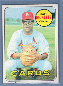 1969 Topps #232 Dave Ricketts EX  GO350
