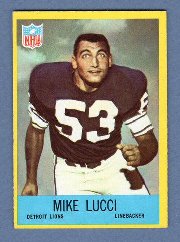 1967 Philadelphia #67 Mike Lucci (R) EX-MT  GO153