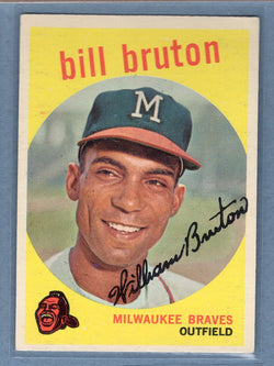 1959 Topps #165 Bill Bruton EX-MT  GO213