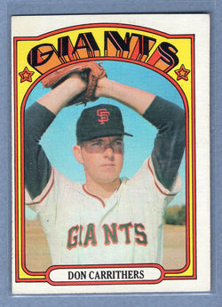 1972 Topps #76 Don Carrithers  EX  GO315
