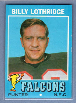 1971 Topps #29 Billy Lothridge NM  GO244