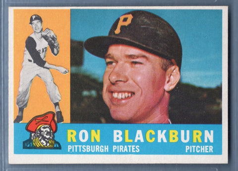 1960 Topps #209 Ron Blackburn EX-MT Set Break 1