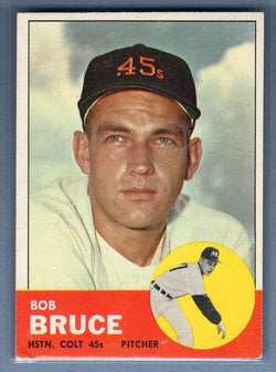 1963 Topps #24 Bob Bruce VG-EX Set Break