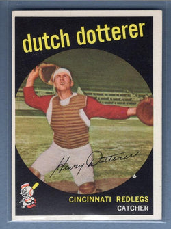 1959 Topps #288 Dutch Dotterer EX-MT High Grade Set Break B
