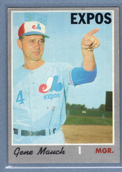 1970 Topps #442 Gene Mauch  (a) EX-MT  GO750