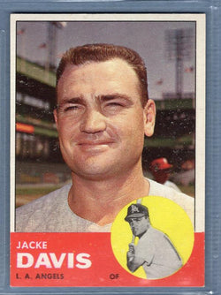 1963 Topps #117 Jacke Davis EX-MT  GO393