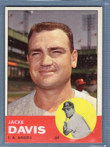 1963 Topps #117 Jacke Davis EX-MT  GO393