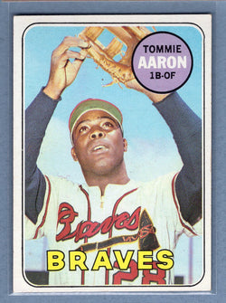 1969 Topps #128 Tommie Aaron (b) EX-MT  GO602
