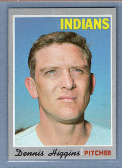 1970 Topps #257 Dennis Higgins  EX-MT  GO260