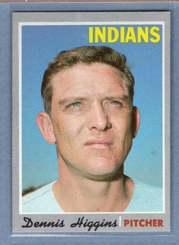 1970 Topps #257 Dennis Higgins  EX-MT  GO260