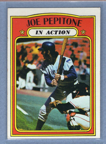 1972 Topps #304 Joe Pepitone IA EX   GO311
