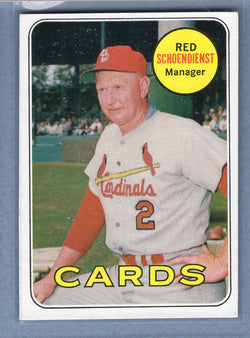 1969 Topps #462 Red Schoendienst (HOF)  EX   GO501