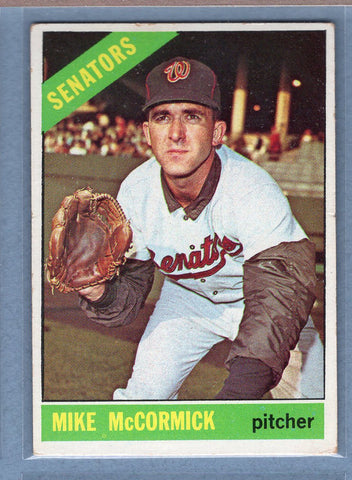 1966 Topps #118 Mike McCormick (c) VG  GO470