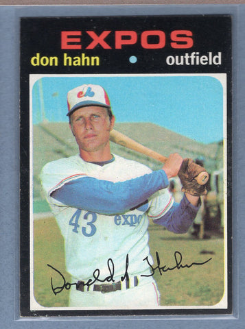 1971 Topps #94 Don Hahn  EX  GO501
