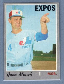 1970 Topps #442 Gene Mauch  (c) EX-MT  GO750