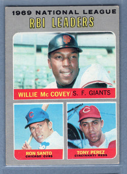 1970 Topps #63 NL RBI Leaders (McCovey)  (d) EX  GO900