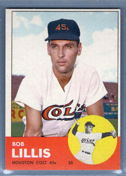 1963 Topps #119 Bob Lillis EX-MT  GO393