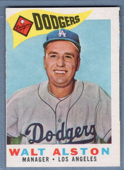 1960 Topps #212 Walter Alston (HOF) VG(OC) Set Break 1