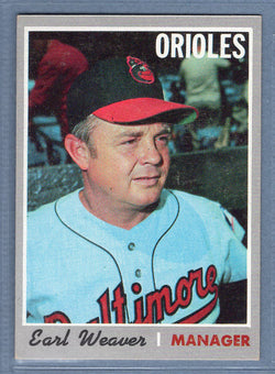 1970 Topps #148 Earl Weaver (HOF)  EX-MT  SB2
