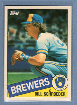 1985 Topps Tiffany #176 Bill Schroeder NM