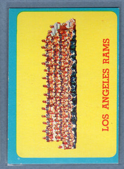 1963 Topps #48 Los Angeles Rams Team Card EX  GO100