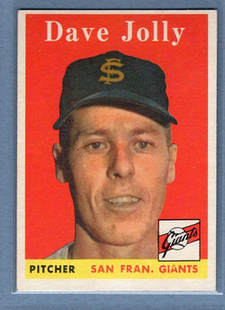 1958 Topps #183 Dave Jolly VG-EX     G0364