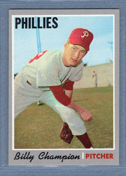 1970 Topps #149 Billy Champion  EX-MT  SB1