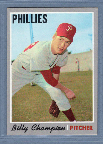 1970 Topps #149 Billy Champion  EX-MT  SB1