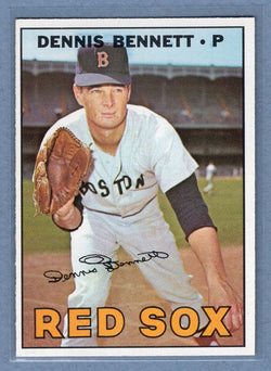 1967 Topps #206 Dennis Bennett EX-MT  GO390