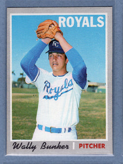 1970 Topps #266 Wally Bunker  EX-MT  GO260