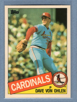 1985 Topps Tiffany #177 Dave Von Ohlen NM