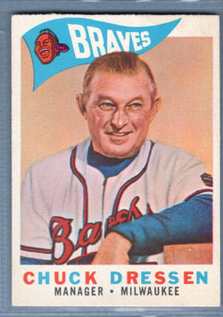 1960 Topps #213 Chuck Dressen VG Set Break 1
