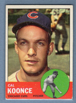 1963 Topps #31 Cal Koonce VG-EX Set Break