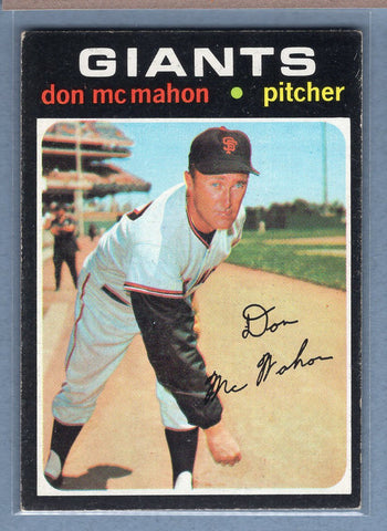 1971 Topps #354 Don McMahon (c) EX  GO950